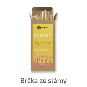 Bezplast brčka ze slámy